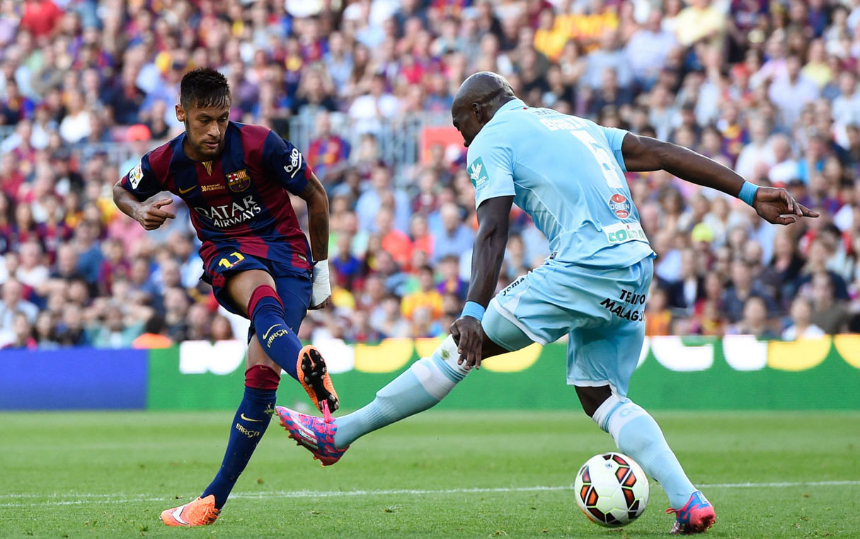 Barcelona 6-0 Granada: Neymar's hat-trick leads the troops